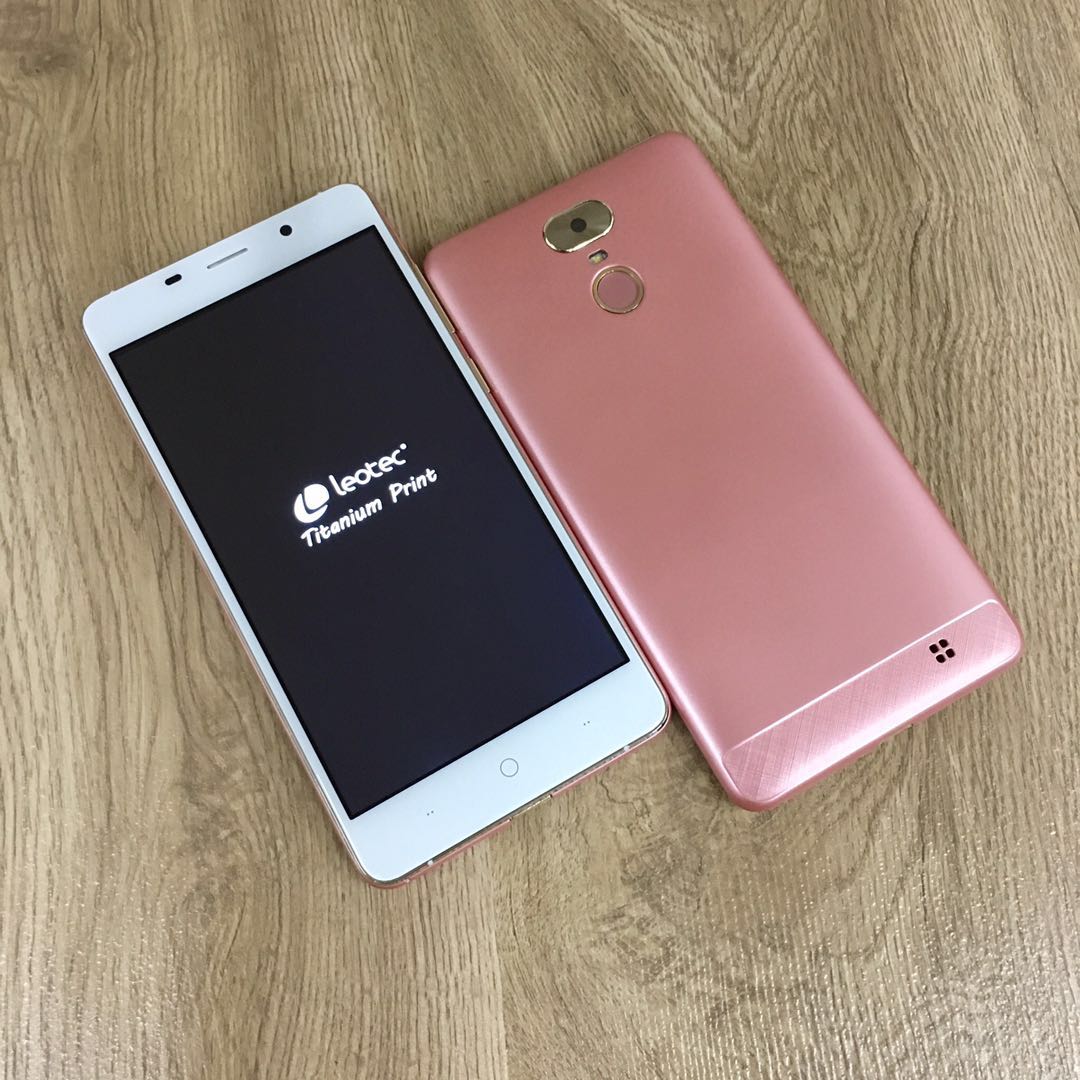 (ROSE GOLD)(4G Dual Sim)Leotec Titanium Print 2+16GB 5.5 Inch Android Phone 95% NEW